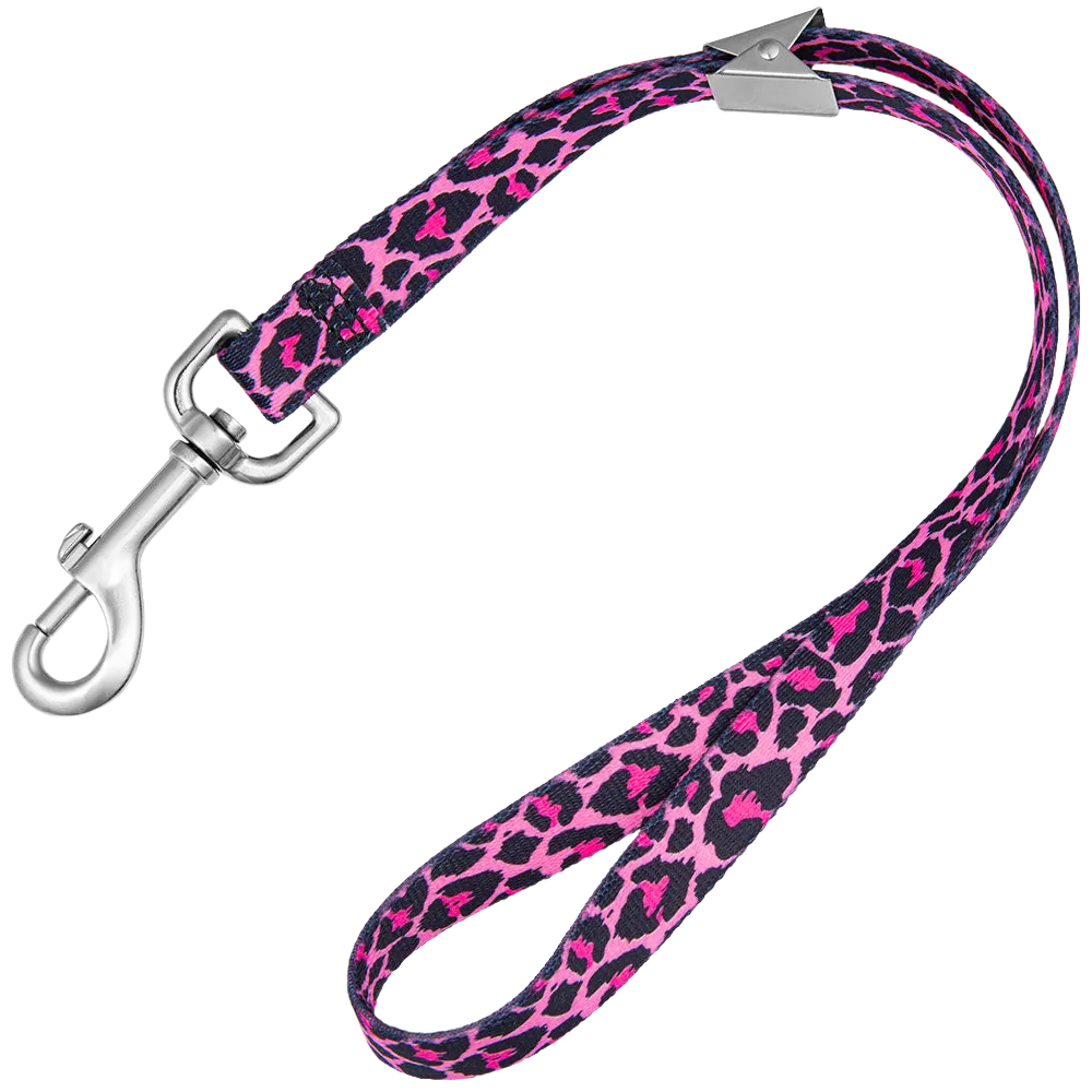 15" Pink Leopard Grooming Loop by Loop Dawgy Dawg