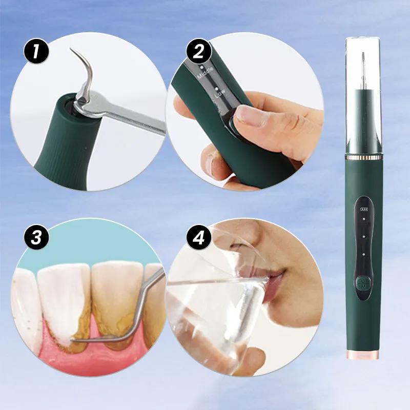 50%OFF Christmas SaleUltrasonic Flosser for Whitening & Tartar Removal