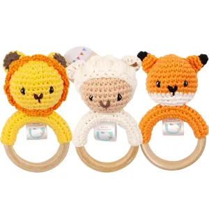 6" Paty Pal Rattle, Crocheted