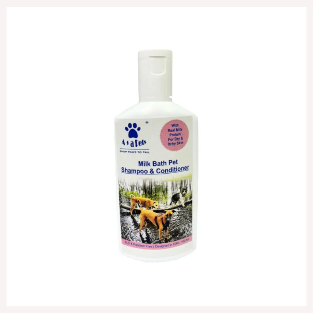A A Milk Pets Milk Bath Pet Shampoo & Conditioner/100ml