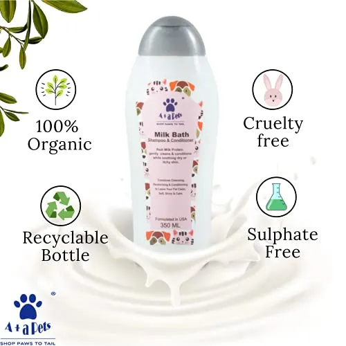 A A Milk Pets Milk Bath Pet Shampoo & Conditioner/100ml