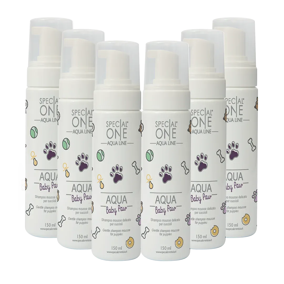 Aqua Baby Paw Foaming Shampoo box of 6 150 ml by Special One