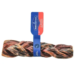 Barkworthies 6" Braided Beef Gullet Treat For Dogs, 1ct