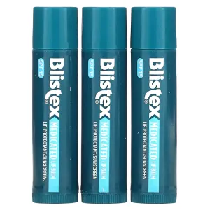 Blistex Healing Lip Balm with SPF 15 per package 3 balms of 4.25 g each