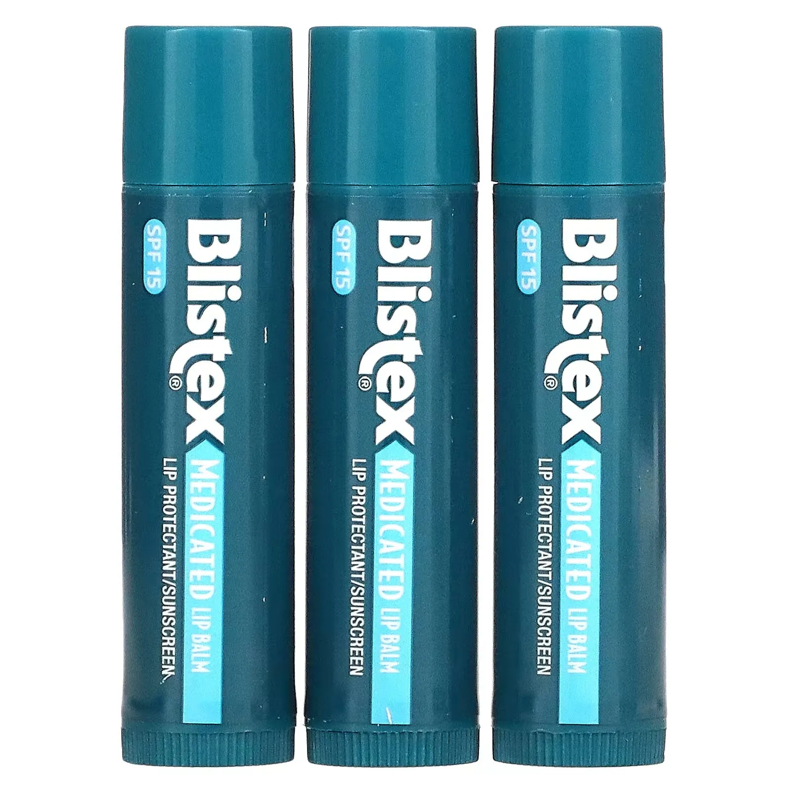 Blistex Healing Lip Balm with SPF 15 per package 3 balms of 4.25 g each