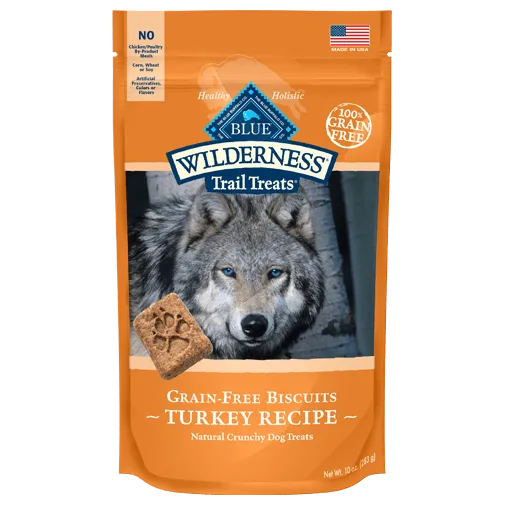 Blue Buffalo Wilderness Grain Free Trail Treats Dog Biscuits