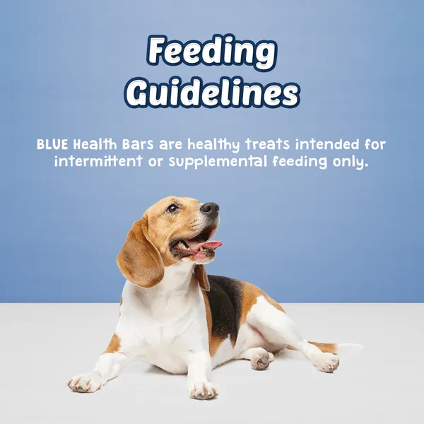 BLUE Health Bars Natural Crunchy Dog Treats Biscuits; Apple & Yogurt