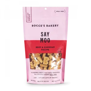 Bocce's Bakery Every Day Say Moooo Biscuit Dog Treats