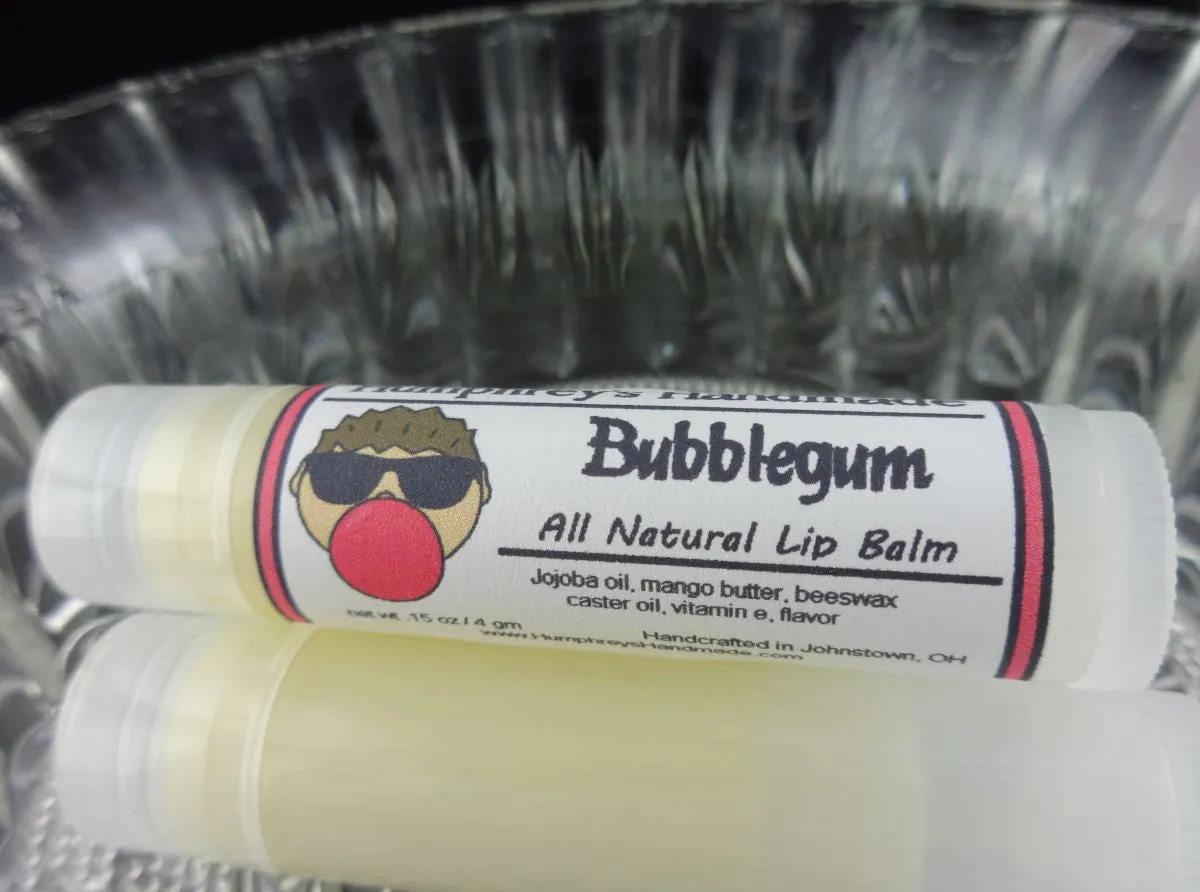 BUBBLEGUM Lip Balm | Chewing Gum or Gumball Flavor