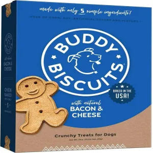 Buddy Biscuits Oven Baked Crunchy Bacon & Cheese Dog Treats