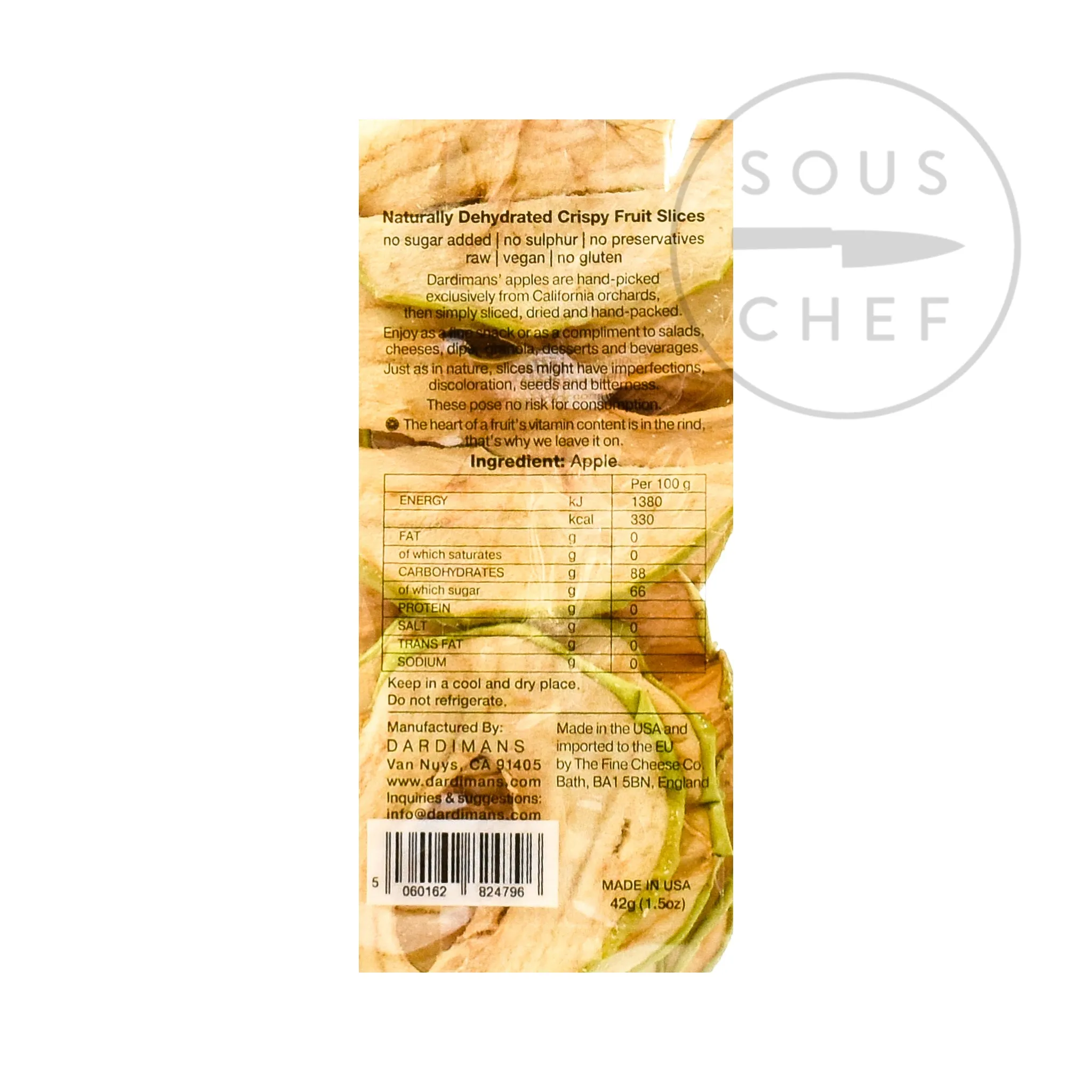 California Crisps Apple Sllces, 43g