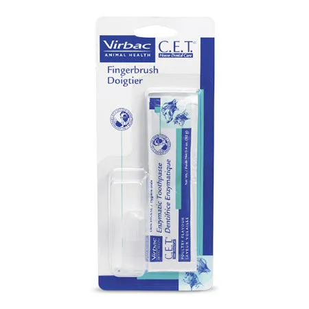 C.E.T. Fingerbrush with Toothpaste Packet