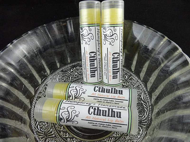 CTHULHU Lip Balm | Green Apple Flavor | H.P. Lovecraft