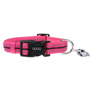 DOOG Neoprene Lady Neon Pink Dog Collar Small^^^