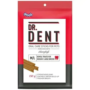 Drools Dr. Dent Oral Care Sticks  150G (Pack Of 2)