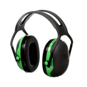 Earmuffs - 3M PELTOR X Series Earmuffs, Over-the-Head, (Case of 10 pairs), X1A