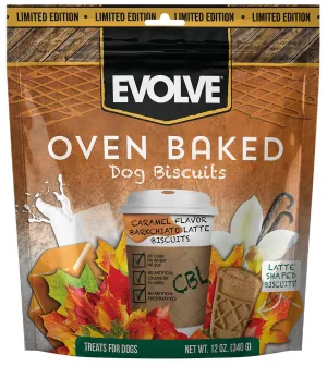 Evolve Limited Edition Caramel Flavor Barkchiato Latte Biscuits