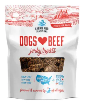 Farmland Traditions Dogs Love Beef Jerky Treats 13.5 oz