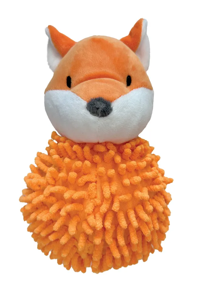 FouFouBrands FouFit Moppet Spikers Fox Dog Toy