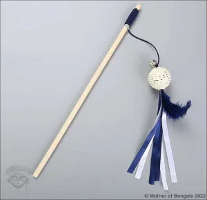 Furprize! Just a ball and some ribbon, cat wand