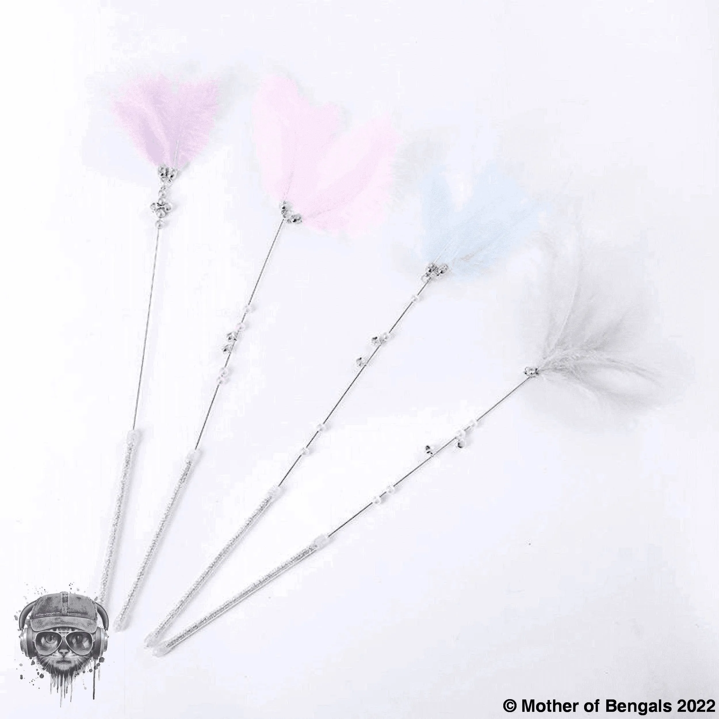 FurPrize!Feathery Princess Cat Toy Wand