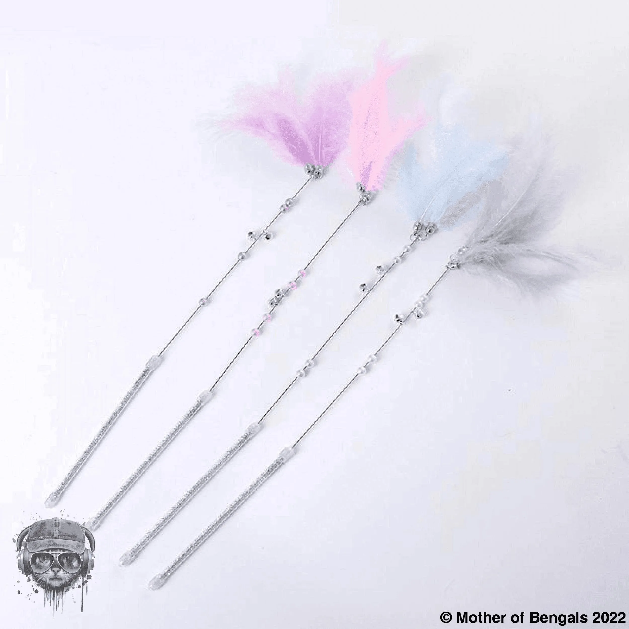 FurPrize!Feathery Princess Cat Toy Wand