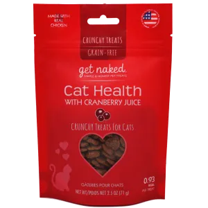 Get Naked Cat Health with Cranberry Juice Crunchy Treats (2.5-oz)