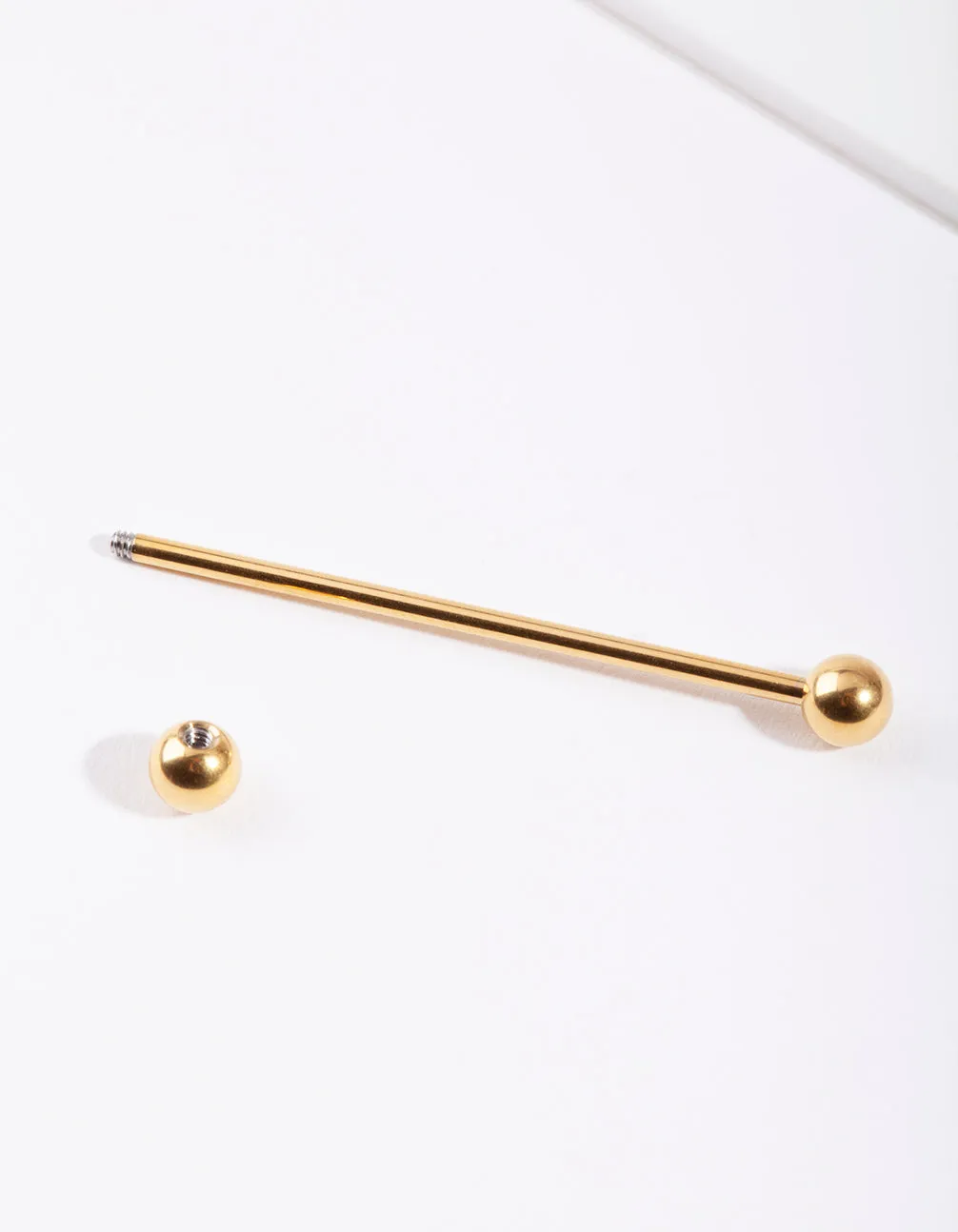 Gold Ball Industrial Bar