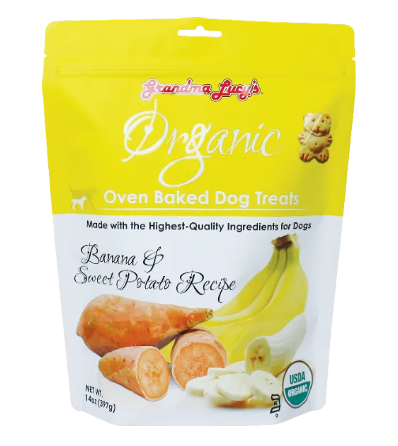 Grandma Lucy’s Organic Oven Baked Banana & Sweet Potato Dog Treats