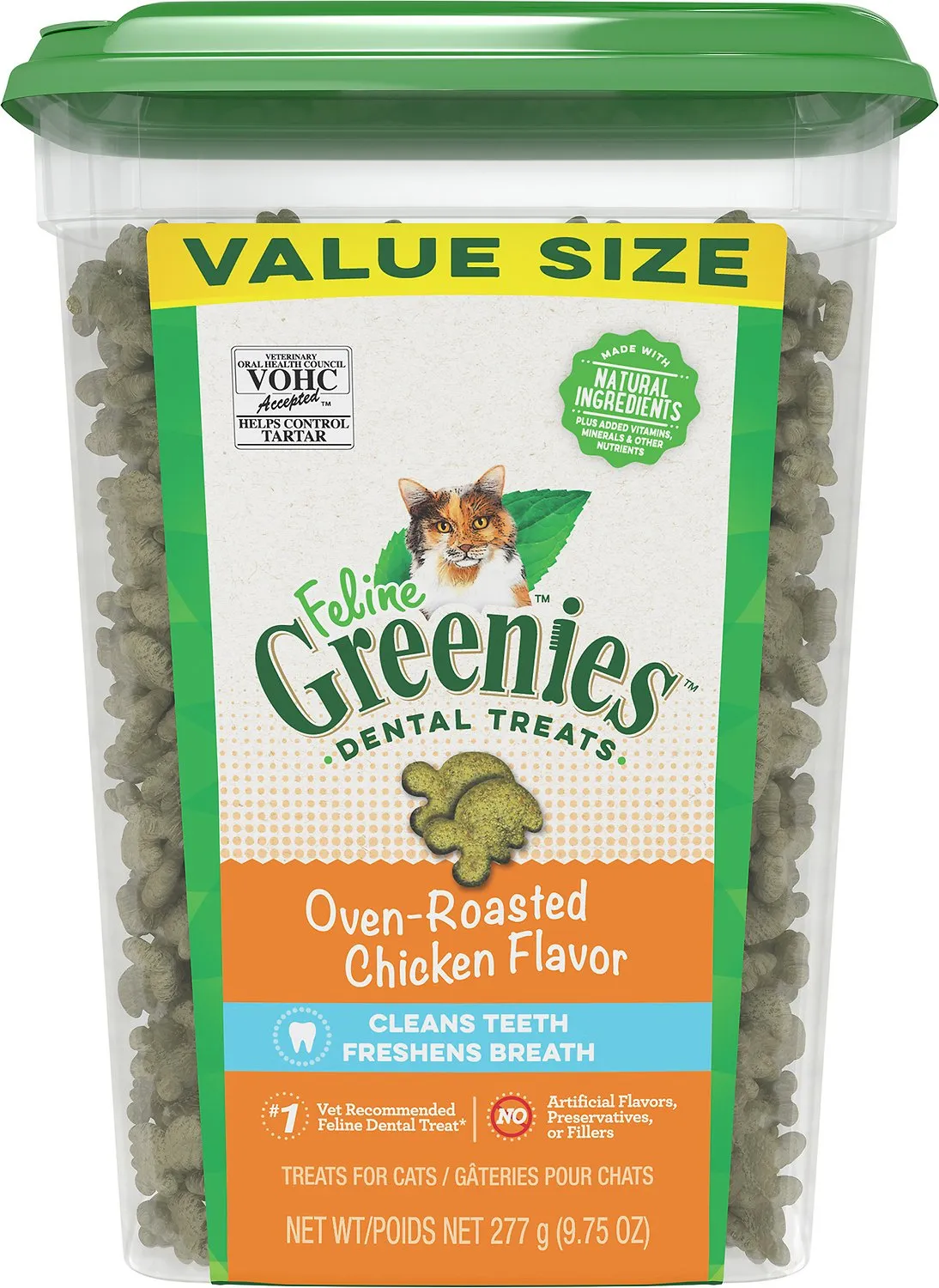 Greenies - Dental Treats Oven Roasted Chicken Flavour (For Cats)