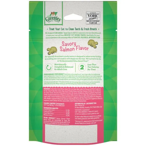 Greenies Savoury Salmon Dental Cat Treats
