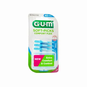 Gum Soft Tooth Picks Comfort Flex Small 40 Pieces