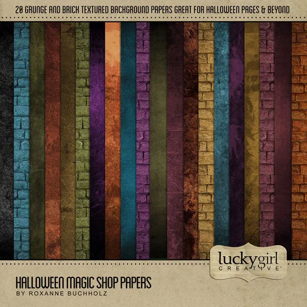 Halloween Magic Shop Digital Scrapbook Kit