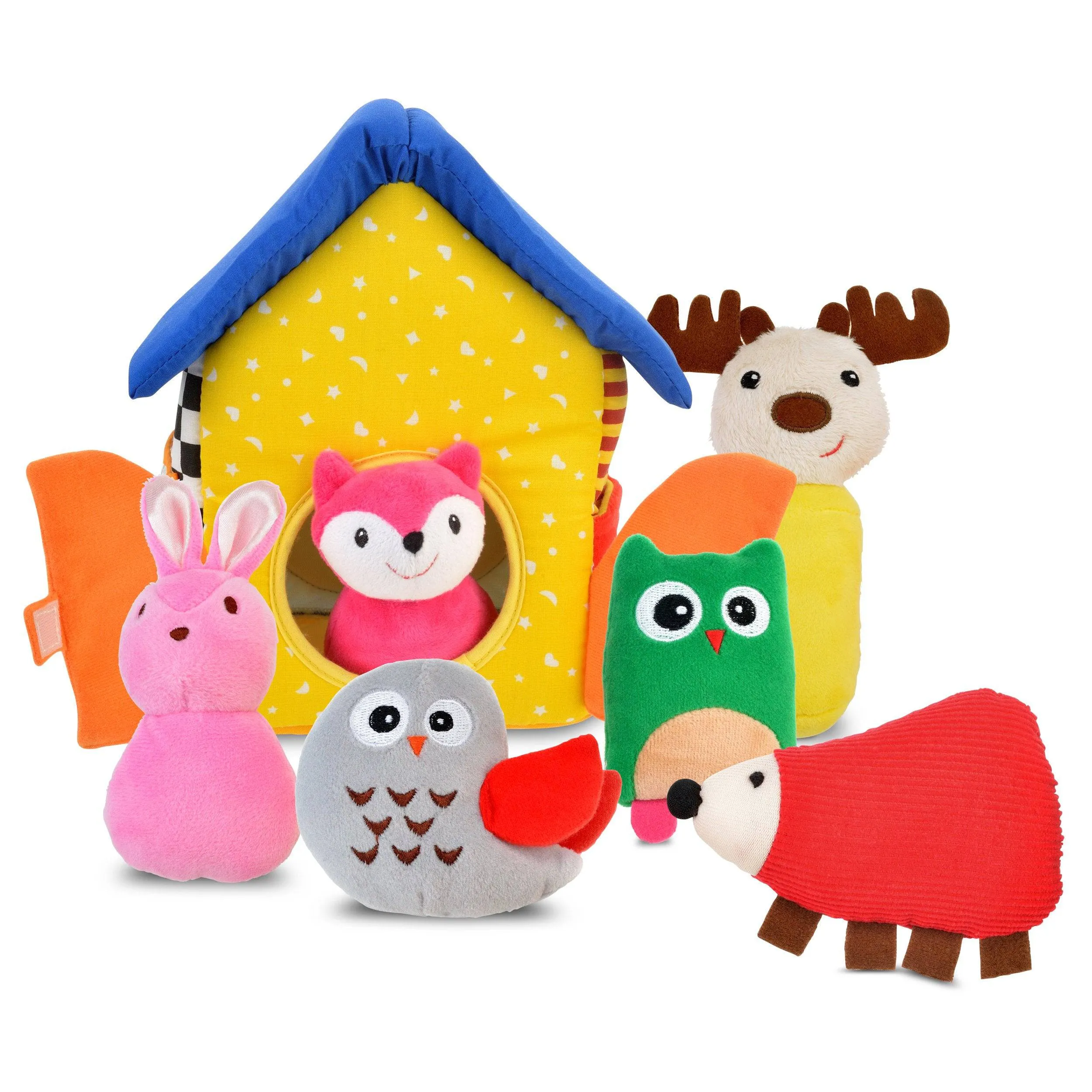 HIDE INSIDE COTTAGE Plush Sensory Activity Set
