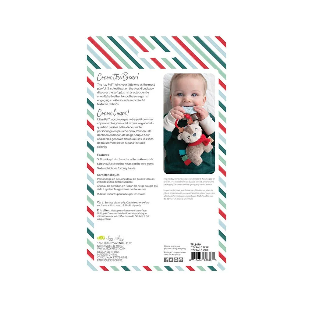 Holiday Bear Itzy Pal™ Plush   Teether