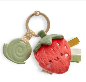 Itzy Ritzy -  Strawberry Itzy Pal Plush & Teether