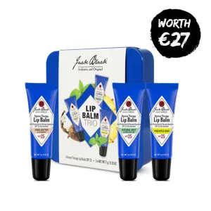 Jack Black Lip Balm Trio Gift Set