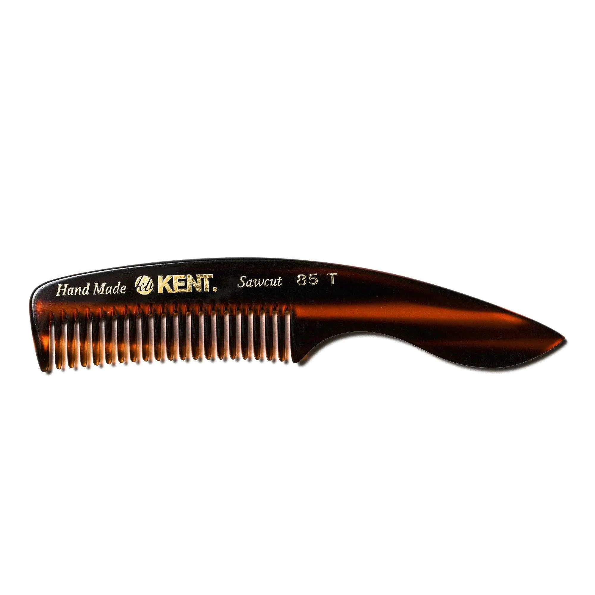 Kent 85T Hand-finished Beard and Moustache Comb, Limited Edition
