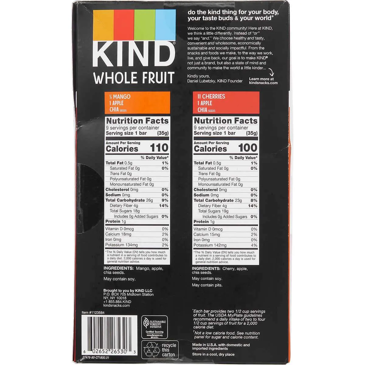 Kind Fruit Bars