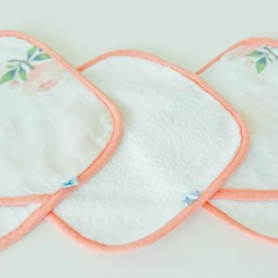 Little Unicorn Washcloth Set - Watercolor Rose