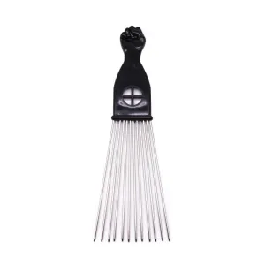 Long Afro Comb Black Handle
