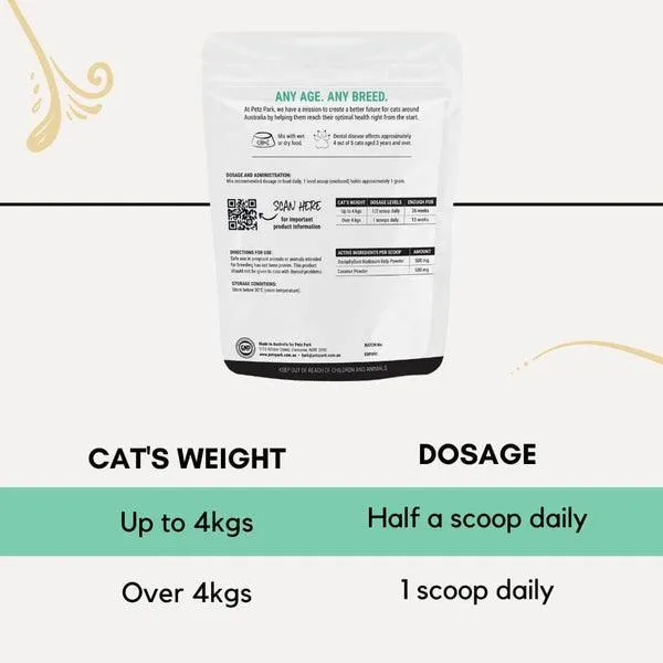 Natural Dental Kelp for Cats - 90 Scoops