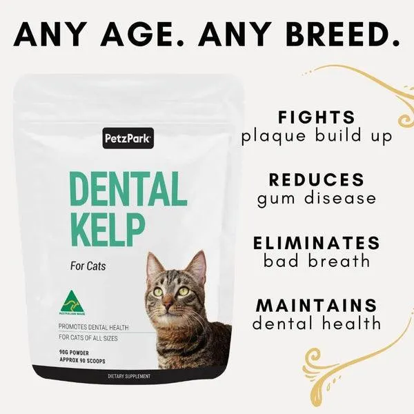 Natural Dental Kelp for Cats - 90 Scoops