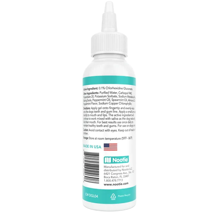 Nootie Antimicrobial Dental Gel 4-oz, For Dogs