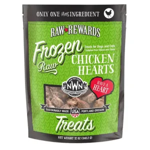 Northwest Naturals Raw Rewards Frozen Chicken Hearts Treats
