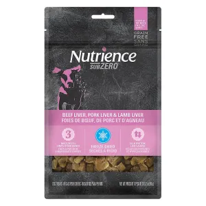 Nutrience Grain Free Subzero Beef Liver, Pork Liver, and Lamb Freeze Dried Treats