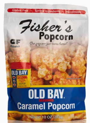 OLD BAY Seasoned Caramel Popcorn (10oz)