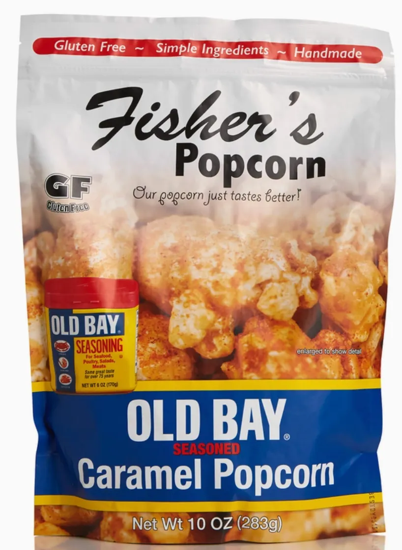 OLD BAY Seasoned Caramel Popcorn (10oz)