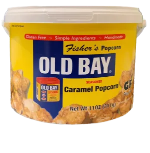 OLD BAY Seasoned Caramel Popcorn (11oz Tub)