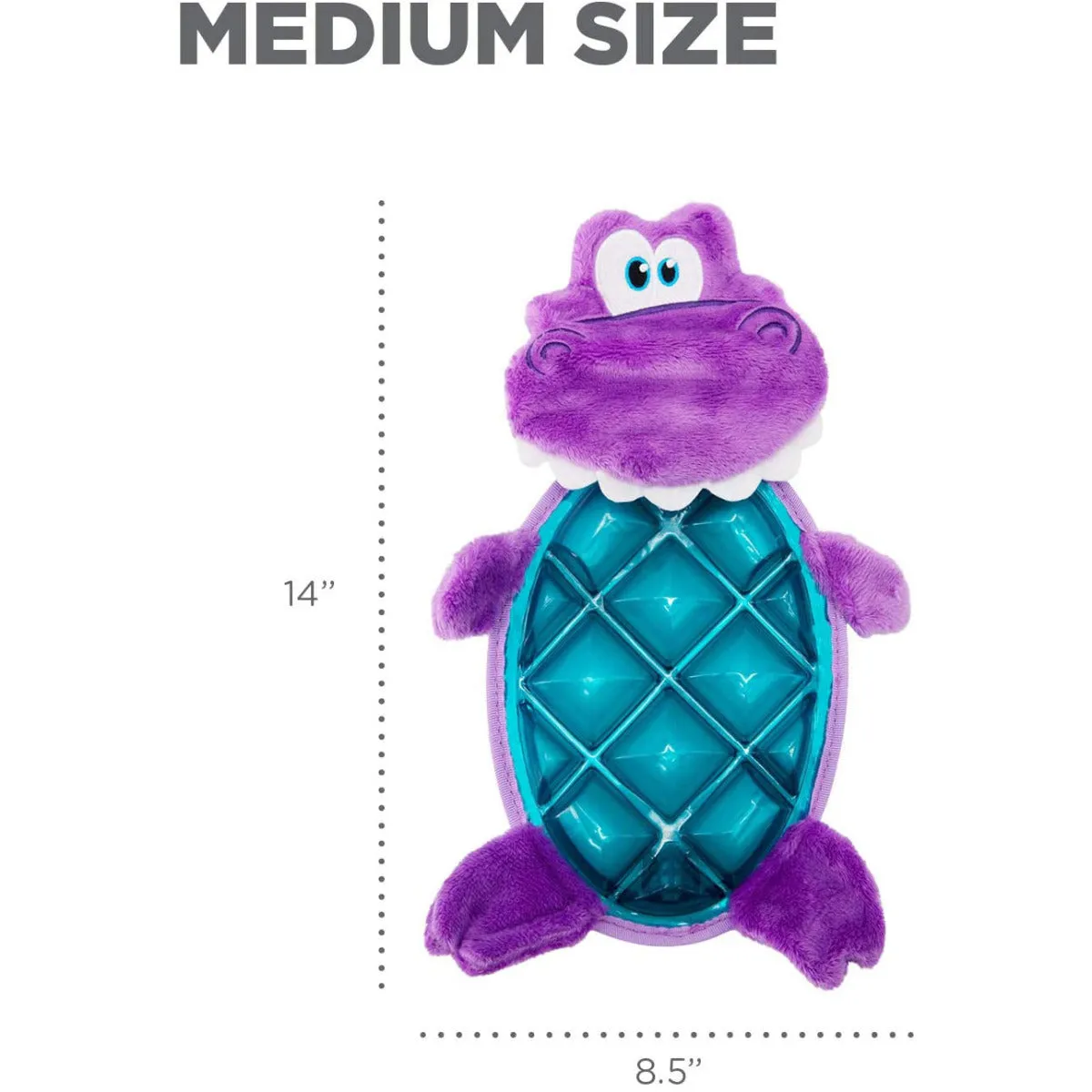Outward Hound Bubble Palz Dino Purple Medium